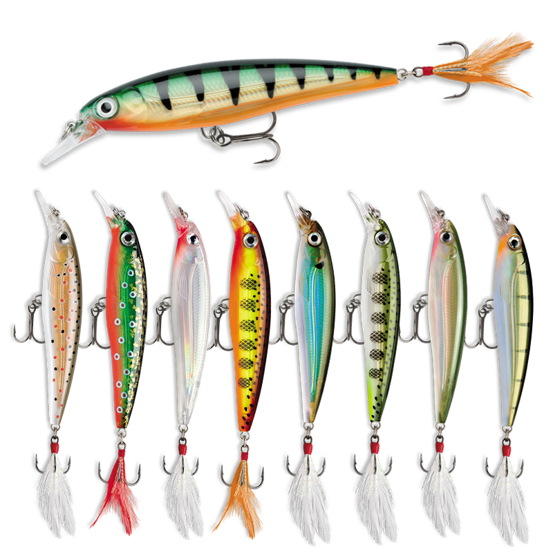 Fishing Lure Jerkbait - طعوم صيد أسماك السمينة العائمة ،