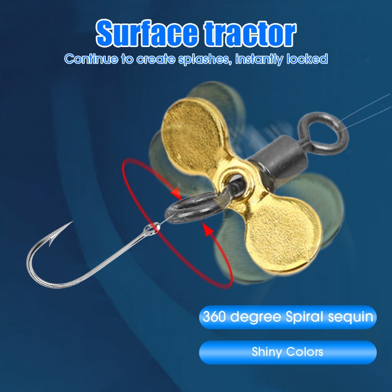 شفرات دوارة لصيد الأسماك، شفرا - مراجعة Fishing Lure Spinner وسعره