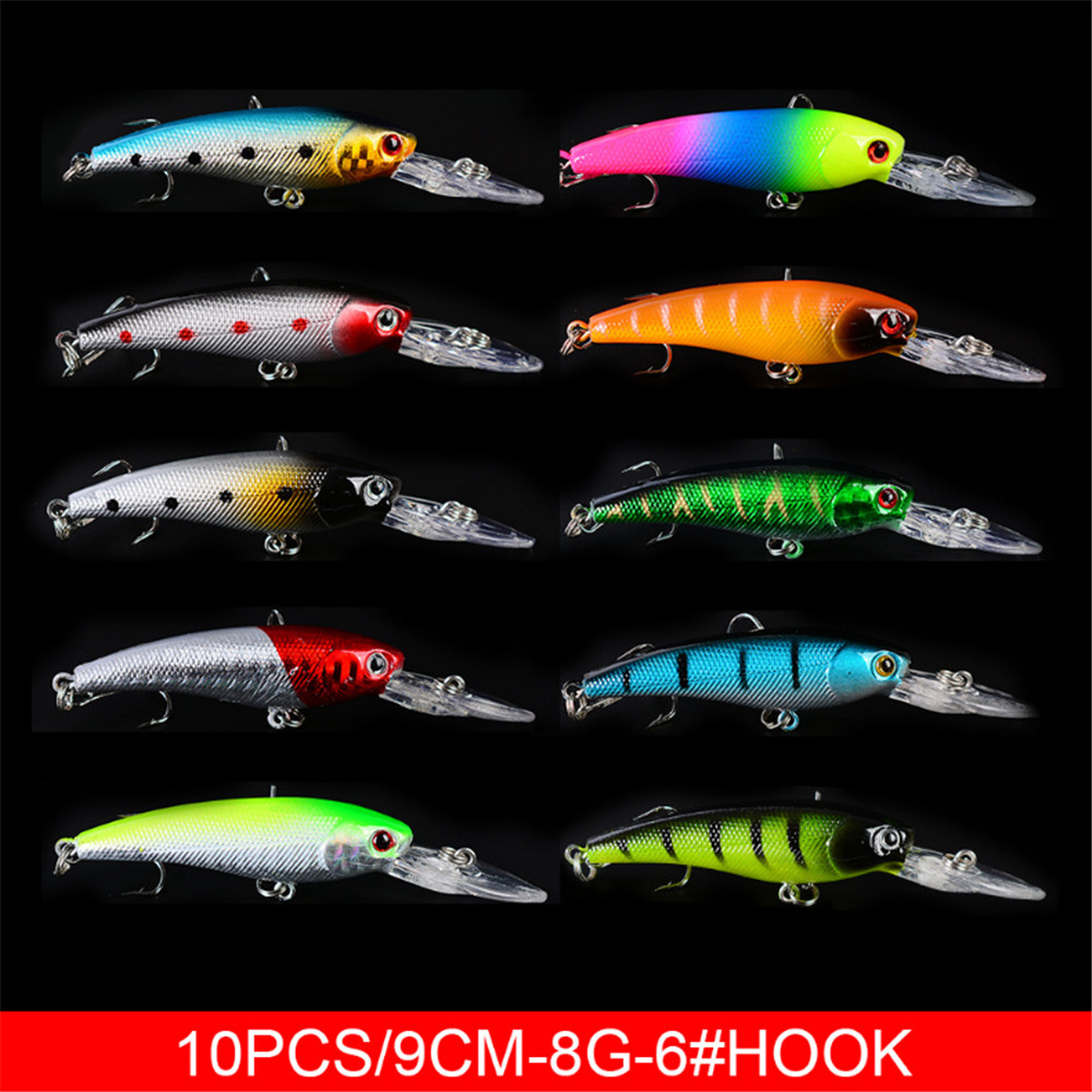 20 قطعة/الوحدة أسماك الصيد الس - مراجعة Fishing Lure Kit وسعره