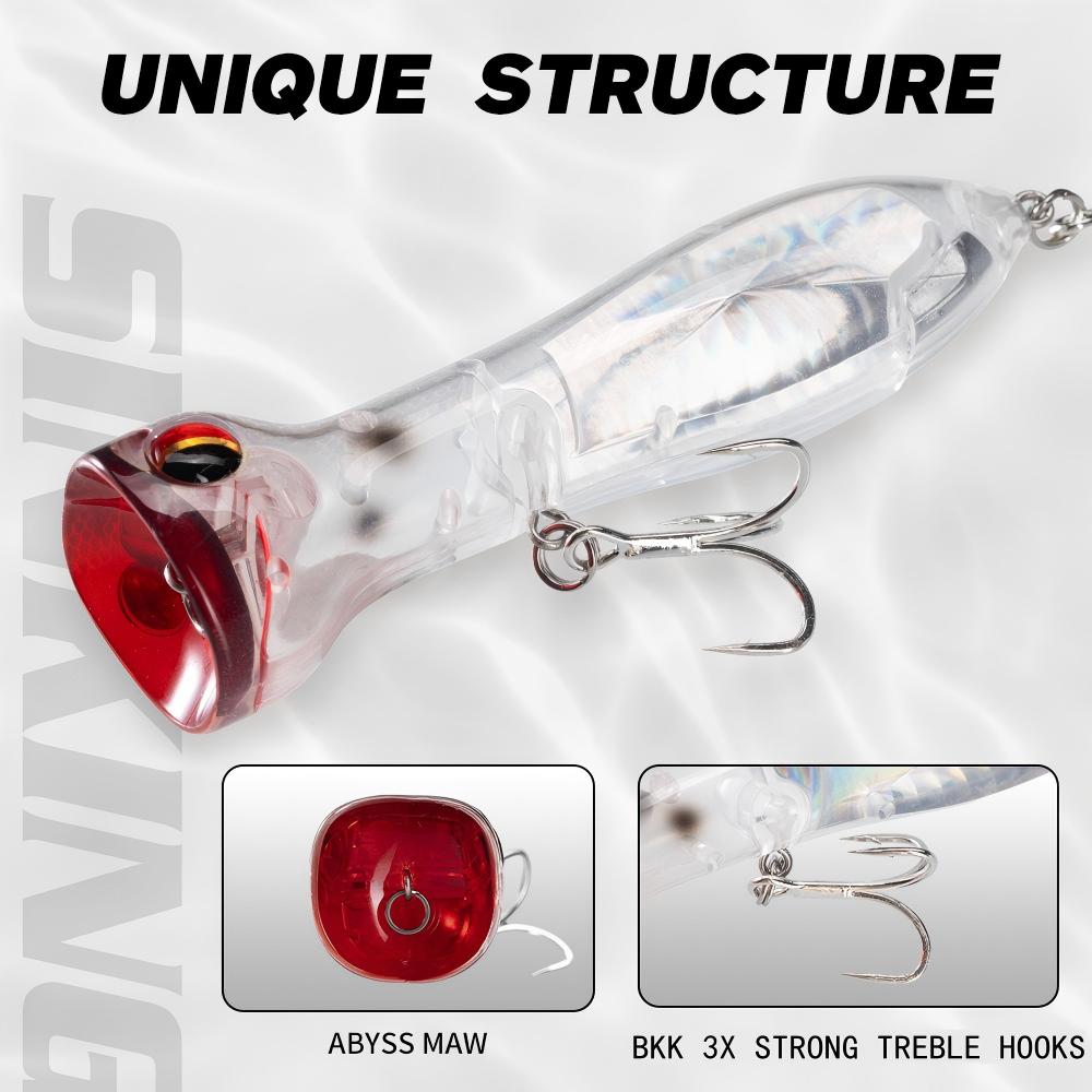طعم صيد عائم للسطح من هنتهاوس  - مراجعة Fishing Lure Popper وسعره